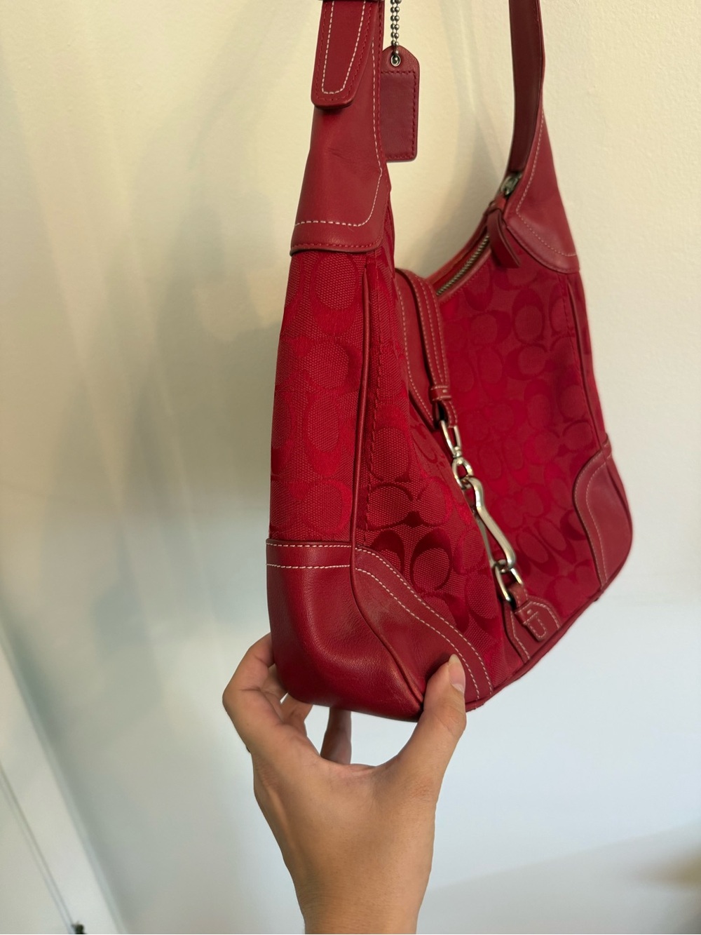 Red Coach Purse - Picture 3 of 11